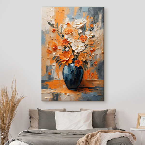Peinture de fleurs dans un vase Tableaux Peinture de fleurs dans un vase