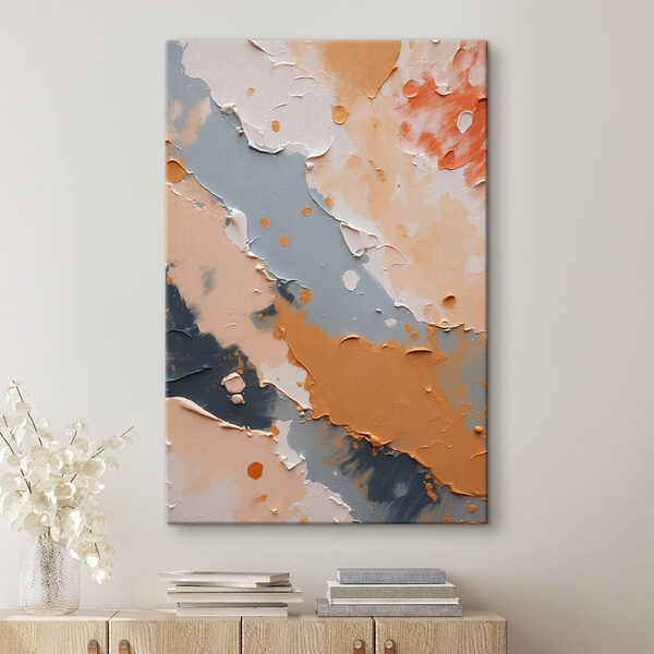 Tableaux Couleurs texturées en mélange harmonieux