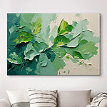 Tableaux Peinture de feuilles sur un mur