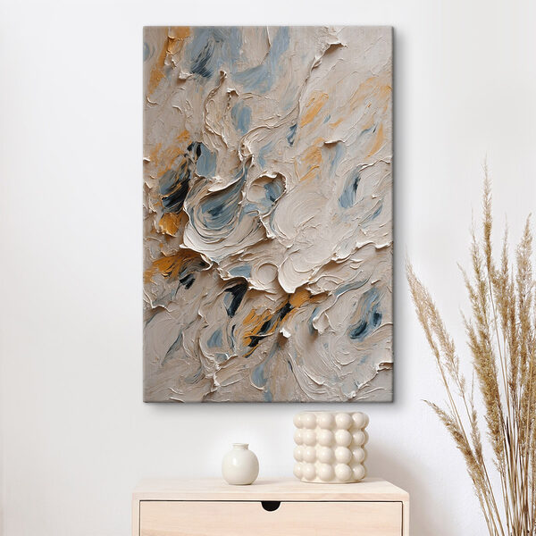 Tableaux Les teintes et les textures abstraites se marient à merveille