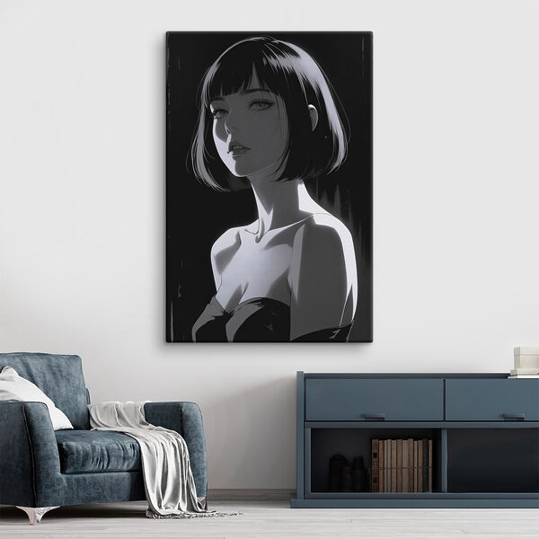 Femme aux cheveux courts Tableaux Femme aux cheveux courts