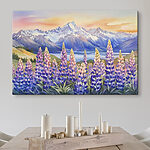 Tableaux Peinture de fleurs et de montagnes