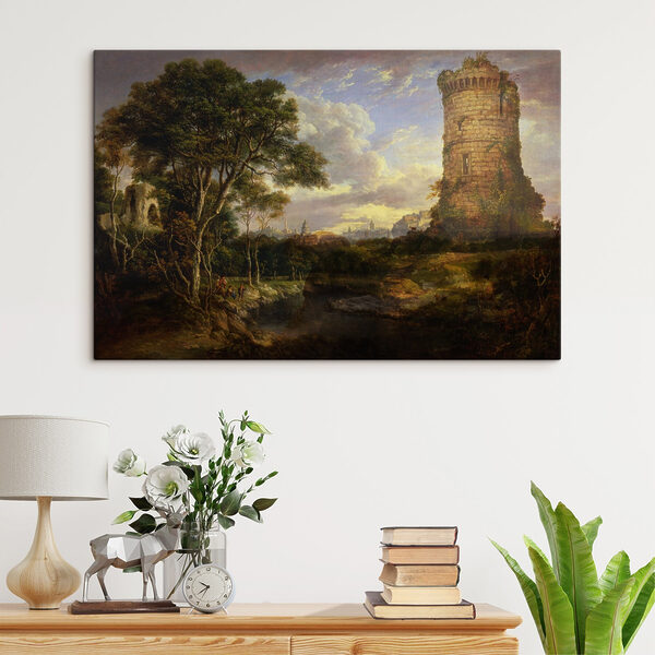 Peinture d'une tour de château Tableaux Peinture d'une tour de château