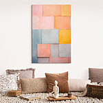 Tableaux Mur de carreaux colorés