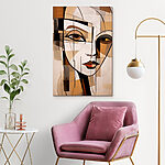 Tableaux Peinture d'un visage de femme