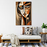Tableaux Peinture d'un visage de femme