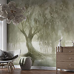 Papier peint Arbre dans l'eau