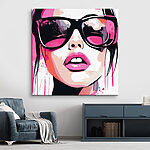 Tableaux Femme portant des lunettes de soleil