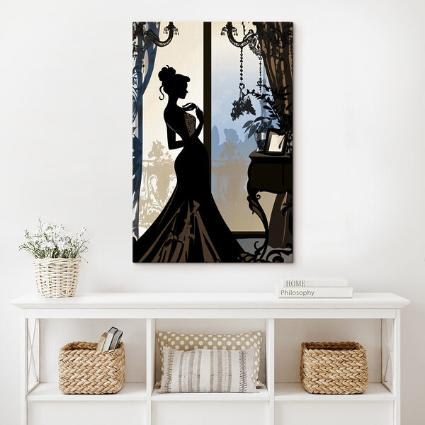 Tableaux Silhouette d'une femme en robe