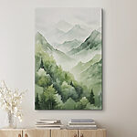 Tableaux Peinture d'une chaîne de montagnes