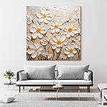 Tableaux Peinture de fleurs blanches