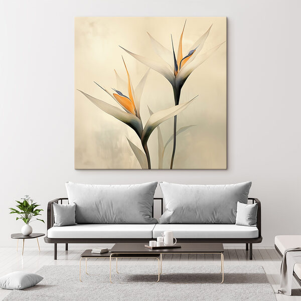 Des fleurs élégantes dans des teintes douces Tableaux Des fleurs élégantes dans des teintes douces