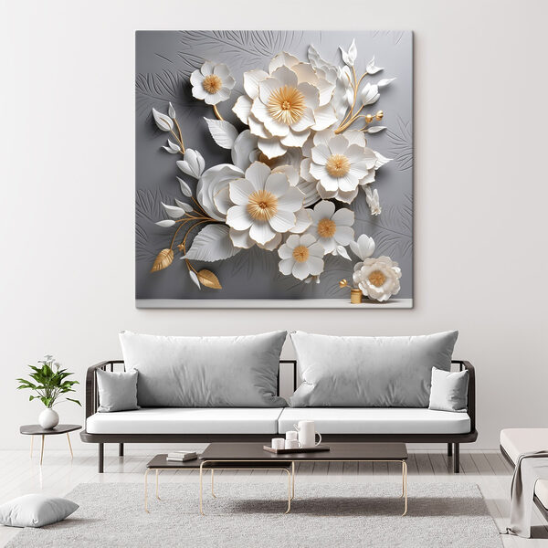 Élégant présentoir d'art floral mural Tableaux Élégant présentoir d'art floral mural
