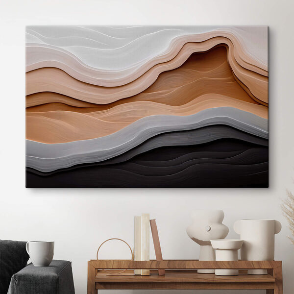 Couches abstraites de textures douces Tableaux Couches abstraites de textures douces