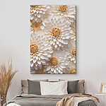 Tableaux Groupe de fleurs blanches