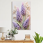 Tableaux Groupe de fleurs violettes