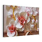 Tableaux Fleurs d'orchidées aux délicats pétales roses