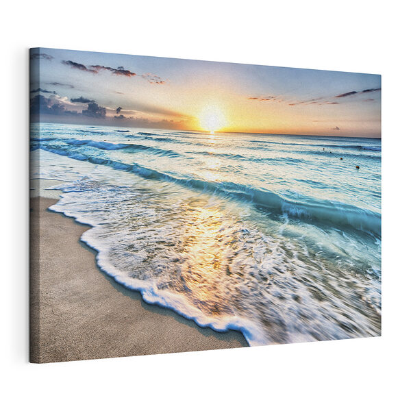Tableaux Vagues sur une plage