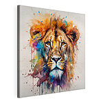 Tableaux Peinture d'un visage en lion