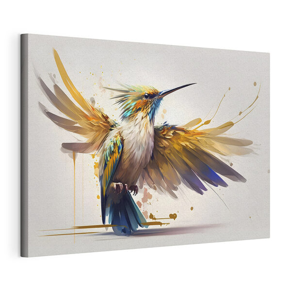 Oiseau coloré aux ailes déployées Tableaux Oiseau coloré aux ailes déployées