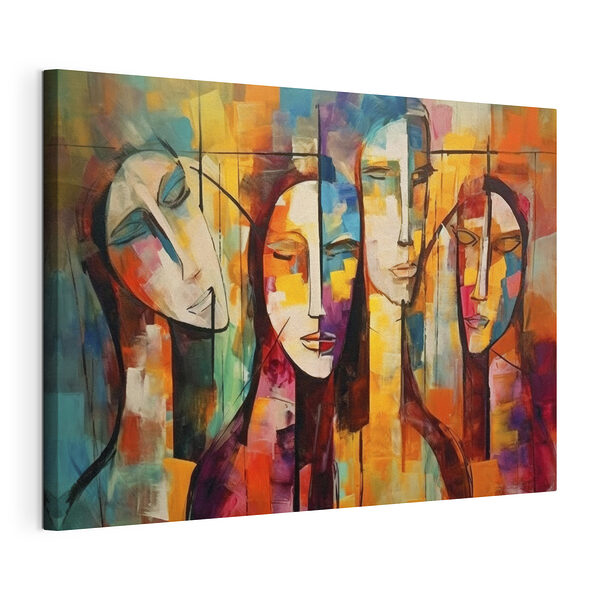 Peinture d'un visage de femme Tableaux Peinture d'un visage de femme