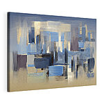 Tableaux Paysage urbain abstrait dans des tons sourds