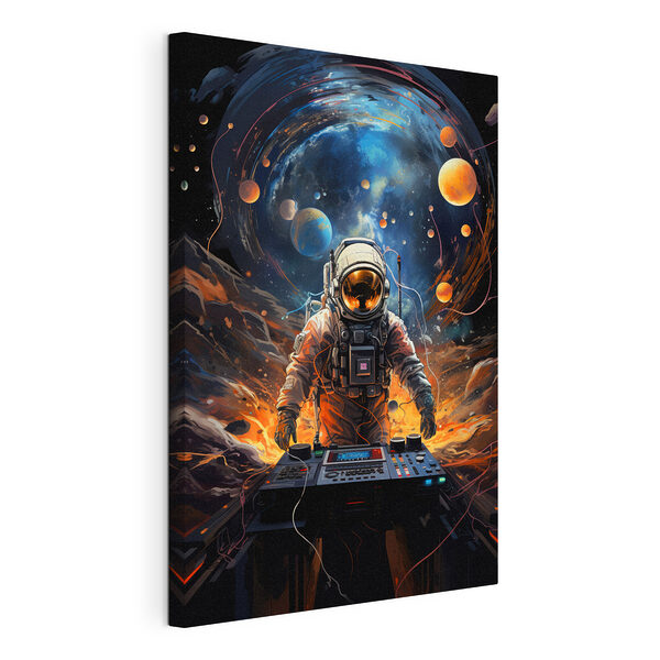 L'astronaute DJ fait vibrer le cosmos Tableaux L'astronaute DJ fait vibrer le cosmos