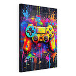Tableaux Contrôleur de jeu vidéo coloré