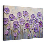 Tableaux Peinture de fleurs violettes