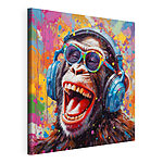 Tableaux Peinture d'un singe portant des lunettes de soleil