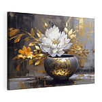 Tableaux Fleurs élégantes dans un vase orné