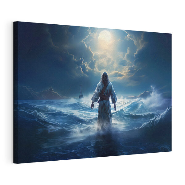 Tableaux Homme debout dans l'eau