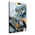 Tableaux Élégante œuvre d'art floral aux accents métalliques