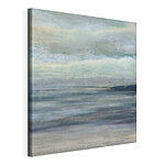 Tableaux Paysage maritime brumeux avec de douces vagues