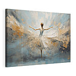 Tableaux Peinture d'une femme en robe blanche