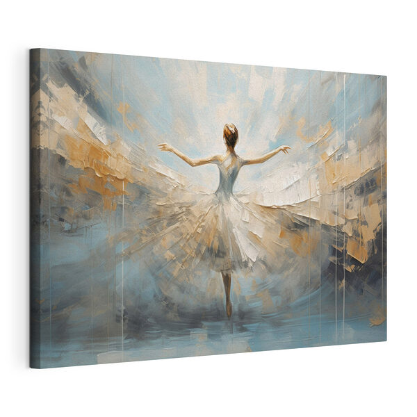 Peinture d'une femme en robe blanche Tableaux Peinture d'une femme en robe blanche