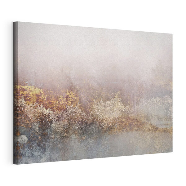 Paysage abstrait texturé aux tons sourds Tableaux Paysage abstrait texturé aux tons sourds