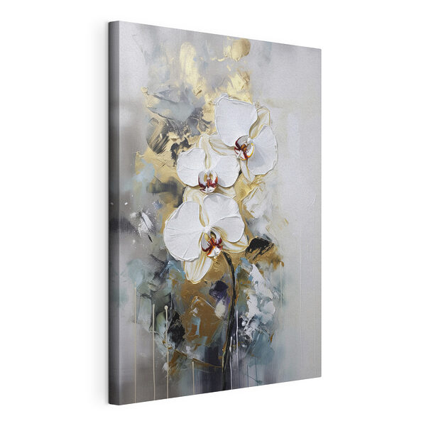 Tableaux Peinture de fleurs blanches