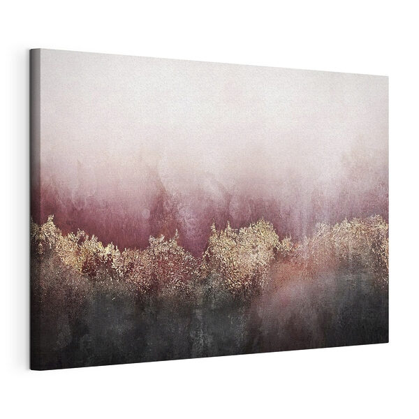 Paysage abstrait avec des accents texturés Tableaux Paysage abstrait avec des accents texturés