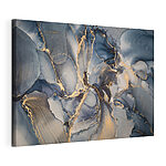 Tableaux Motif abstrait de texture de marbre bleu