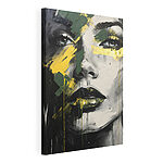 Tableaux Peinture d'un visage de femme