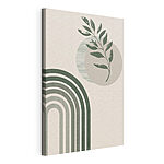 Tableaux Motif abstrait de feuilles et d'arcs
