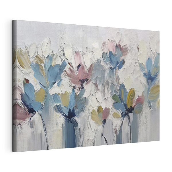 Peinture de fleurs sur une surface blanche Tableaux Peinture de fleurs sur une surface blanche