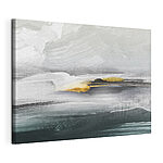 Tableaux Paysage abstrait avec des coups de pinceau texturés