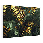 Tableaux Feuilles tropicales aux teintes vibrantes
