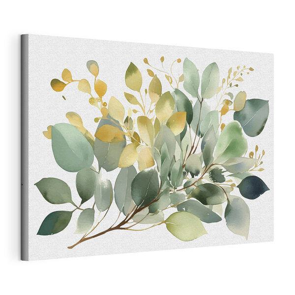 Feuilles d'aquarelle aux teintes douces Tableaux Feuilles d'aquarelle aux teintes douces