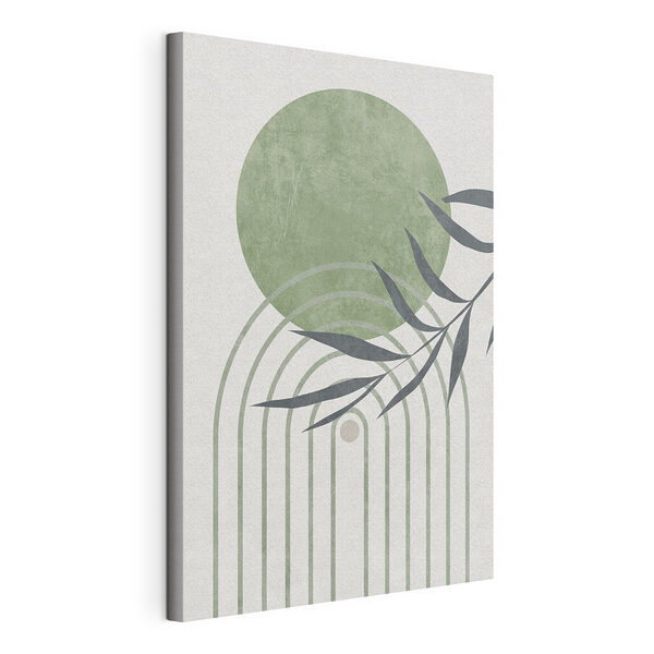 Papier peint rayé vert et blanc Tableaux Papier peint rayé vert et blanc