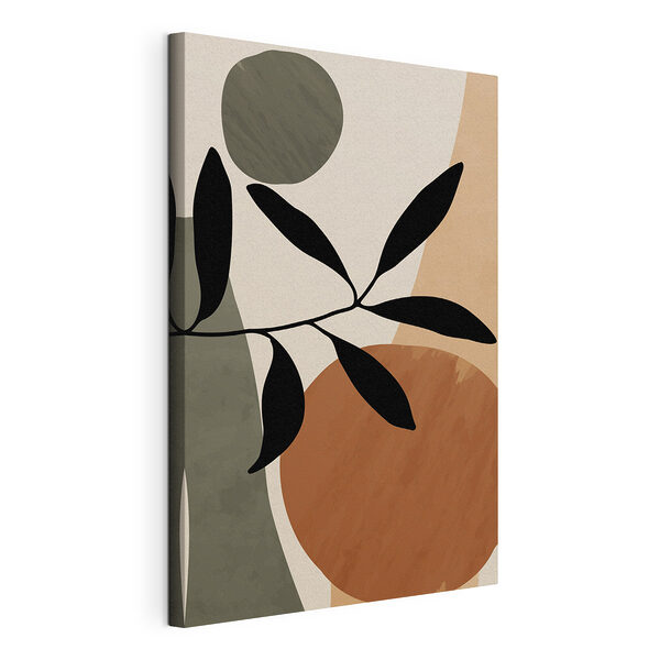 Feuilles et formes abstraites, style minimaliste Tableaux Feuilles et formes abstraites, style minimaliste