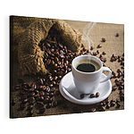 Tableaux Tasse de café et sac de grains de café