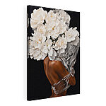 Tableaux Les fleurs s'enlacent gracieusement